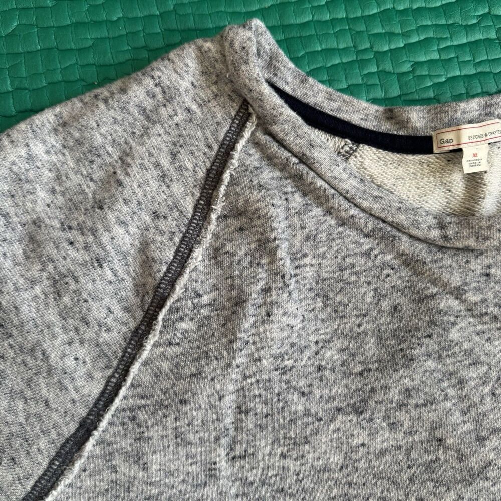 Vintage Y2K Gap Women's XL Gray Sweater Sweatshirt Dress Coastal Preppy Casual - Picture 11 of 14